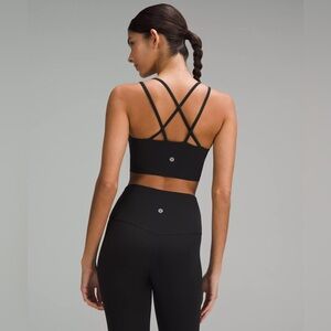 Lululemon Like a Cloud Bra Long Line *Light Support, B/C Cup Black